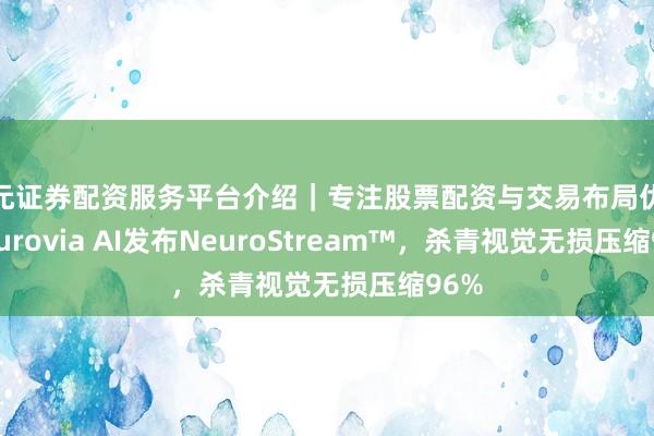 天元证券配资服务平台介绍｜专注股票配资与交易布局优化 Neurovia AI发布NeuroStream™，杀青视觉无损压缩96%