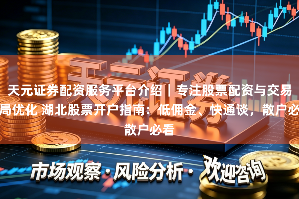天元证券配资服务平台介绍｜专注股票配资与交易布局优化 湖北股票开户指南：低佣金、快通谈，散户必看